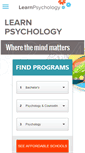 Mobile Screenshot of learnpsychology.org