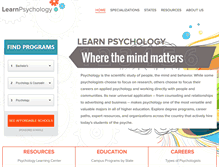 Tablet Screenshot of learnpsychology.org